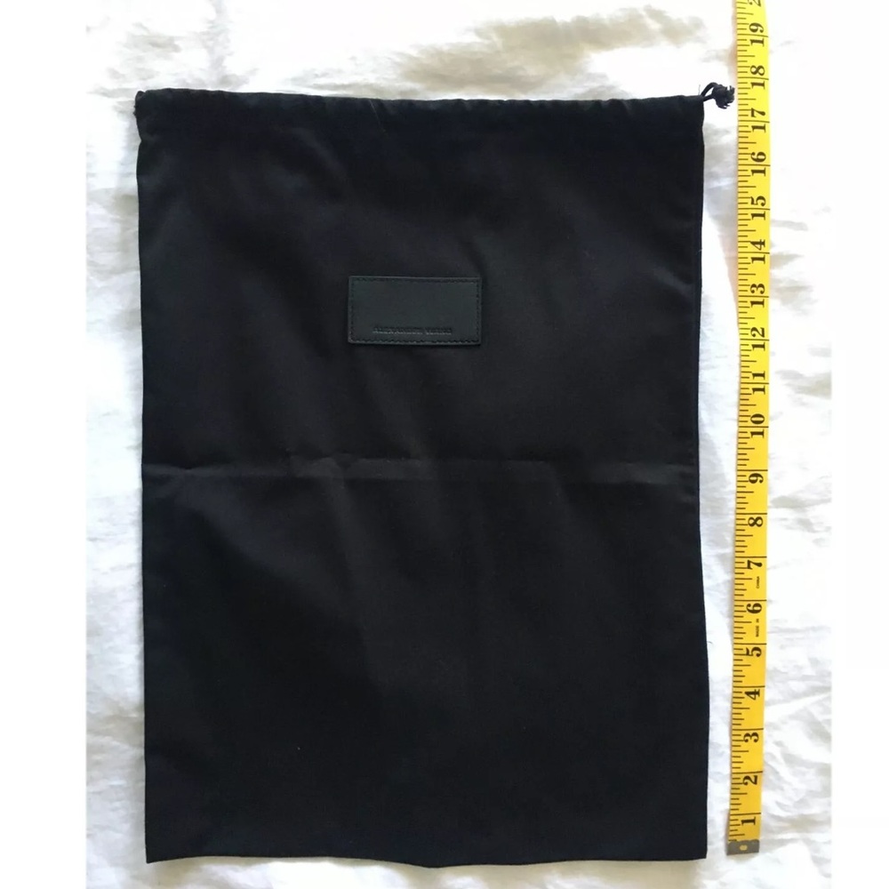 Alexander Wang Black Cotton Dust Bag 17.5" x 13" Bag